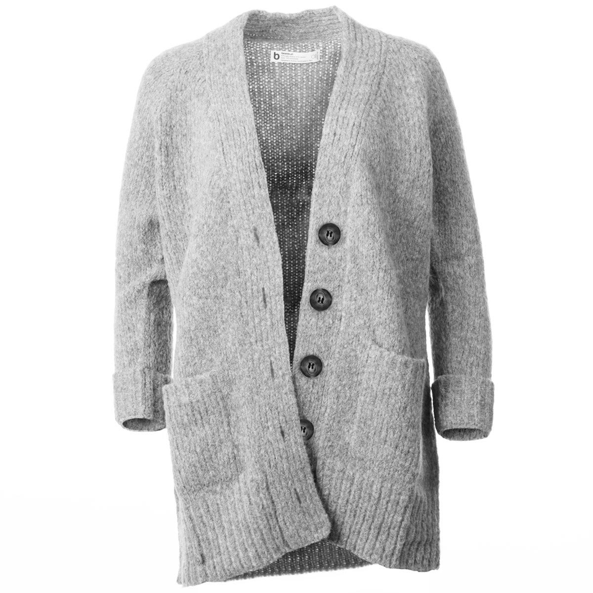 Cardigan "Ronja" silbergrau